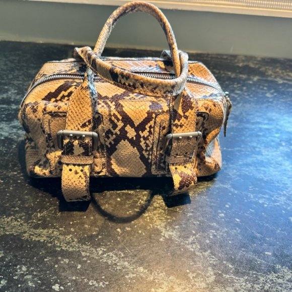 Furla Snakeskin Handbag - Picture 1 of 10